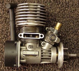 Team Associated NTC3 Nitro TC3 Lot - Original 15 Engine Right Side